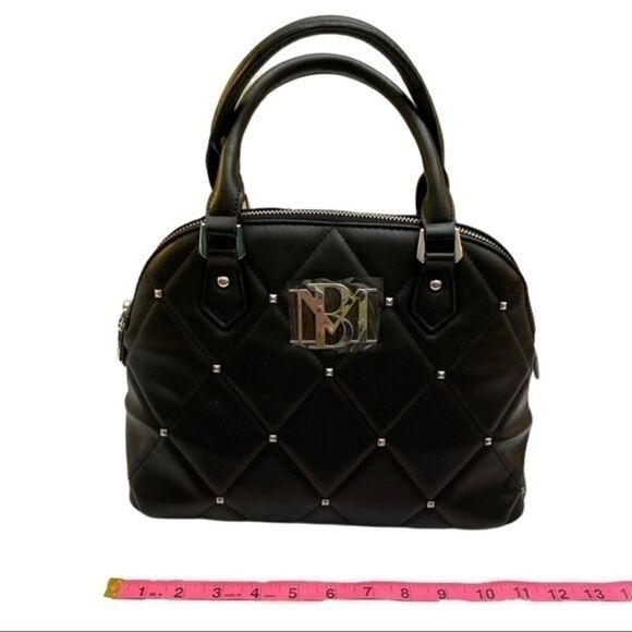 Badgley Mischka Big Quilted Dome Bag with … - Picture 5 of 9
